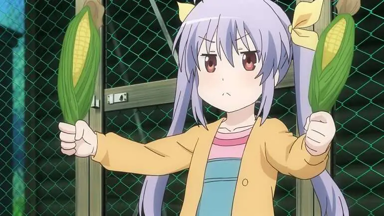 Adegan dari anime Non Non Biyori yang menawan Screenshot dari anime Non Non Biyori