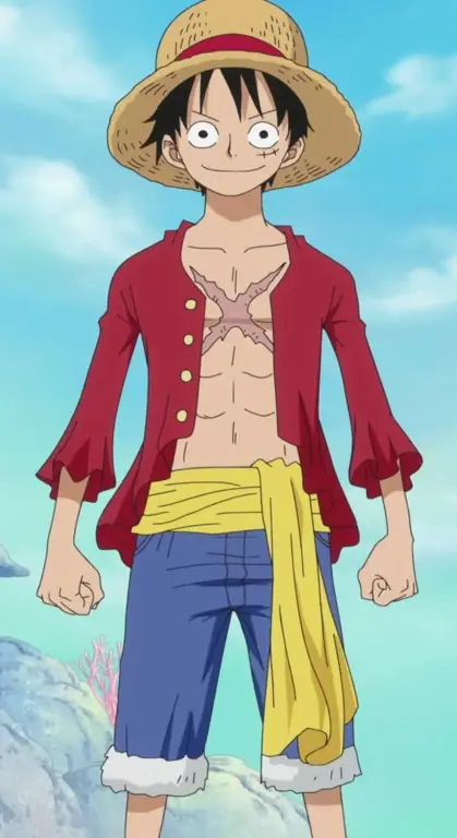Luffy, Kapten Topi Jerami Gambar Monkey D Luffy