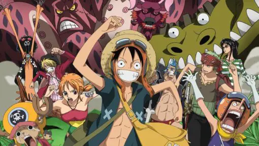 Karakter-karakter One Piece menonton film bersama Karakter-karakter One Piece menonton film bersama
