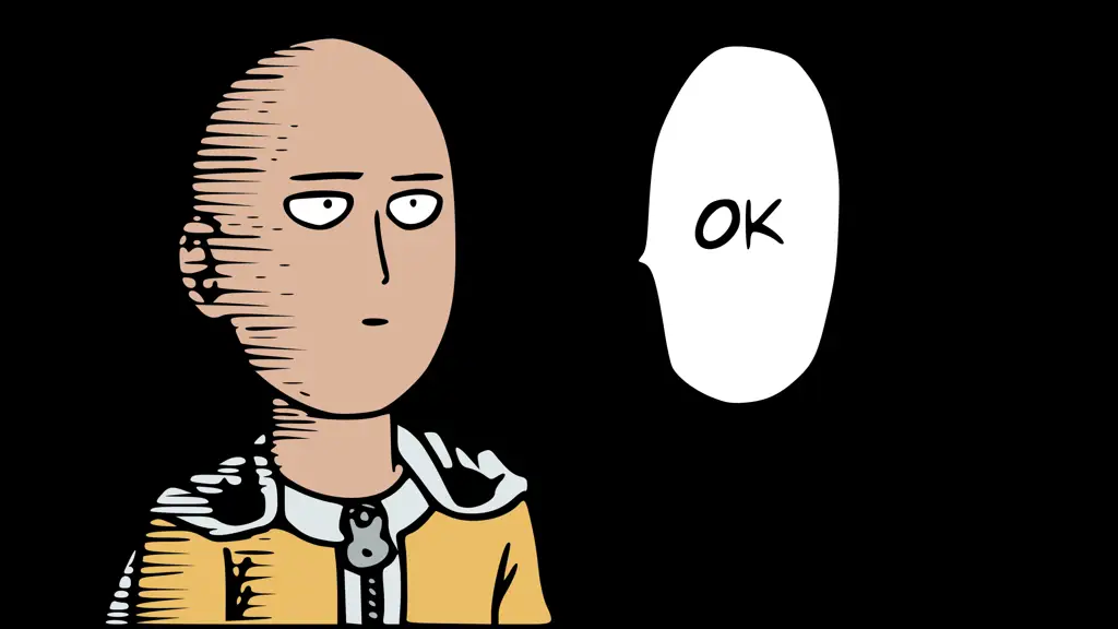 Saitama, sang pahlawan botak Gambar Saitama dari One Punch Man