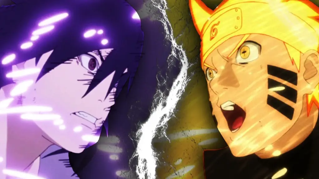 Pertarungan klimaks Naruto dan Sasuke Adegan pertarungan pamungkas Naruto Shippuden