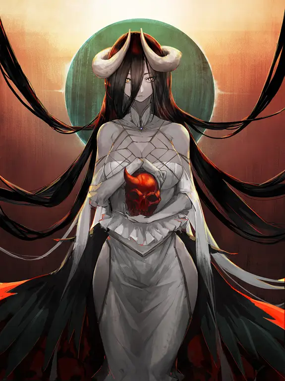 Albedo, pengawas Nazarick Albedo, salah satu karakter utama Overlord