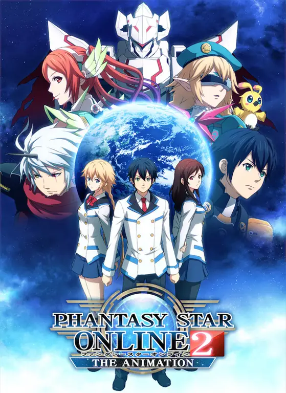 Para karakter utama dan pendukung dalam Phantasy Star Online 2 Karakter-karakter dalam anime Phantasy Star Online 2