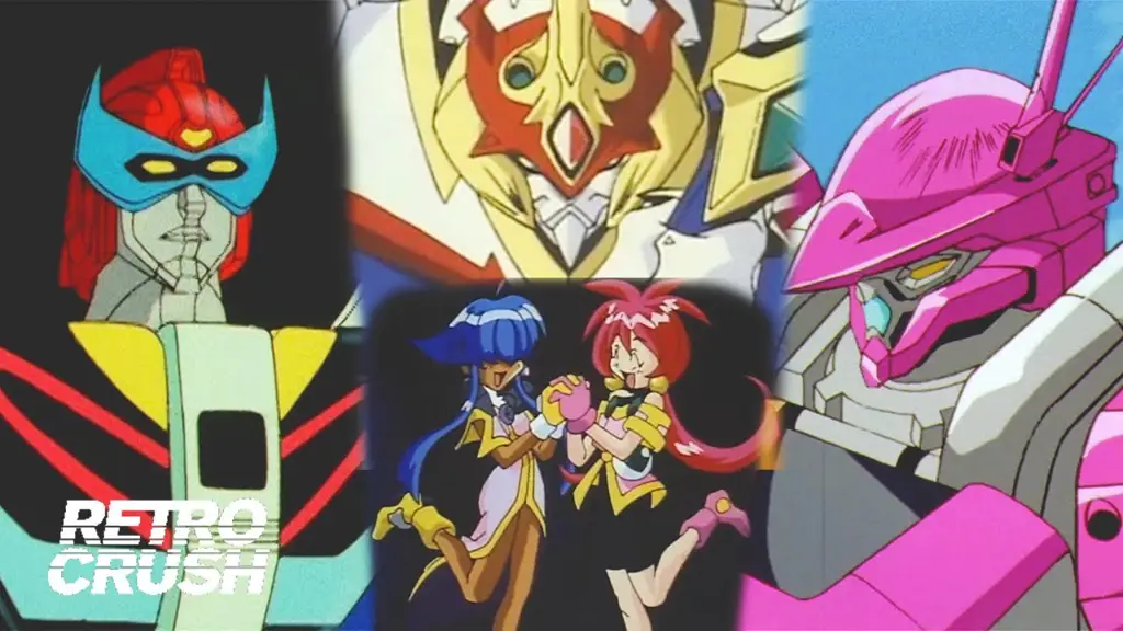 Adegan pertarungan robot yang seru dan menegangkan Adegan aksi robot dari anime mecha