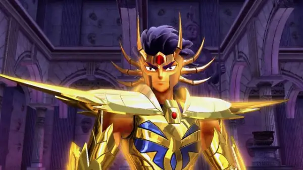 Pertarungan sengit para ksatria Gambar adegan pertarungan Saint Seiya