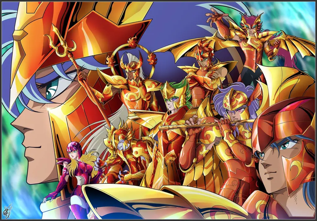 Pertempuran Para Ksatria Adegan pertarungan Saint Seiya yang menegangkan