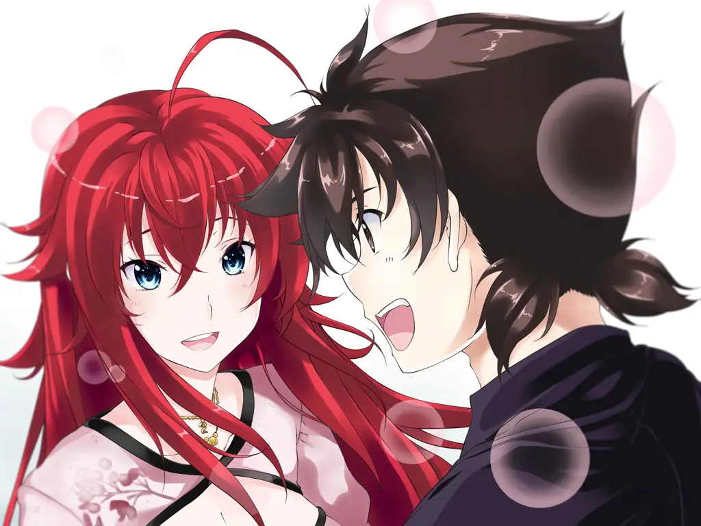 Adegan seru dari anime High School DxD Gambar adegan menarik dari anime High School DxD