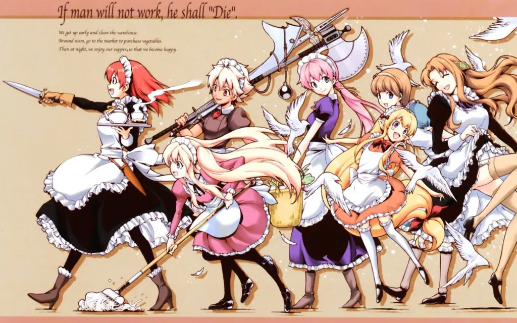 Para karakter pendukung dalam anime Seiken no Blacksmith Karakter-karakter dalam anime Seiken no Blacksmith