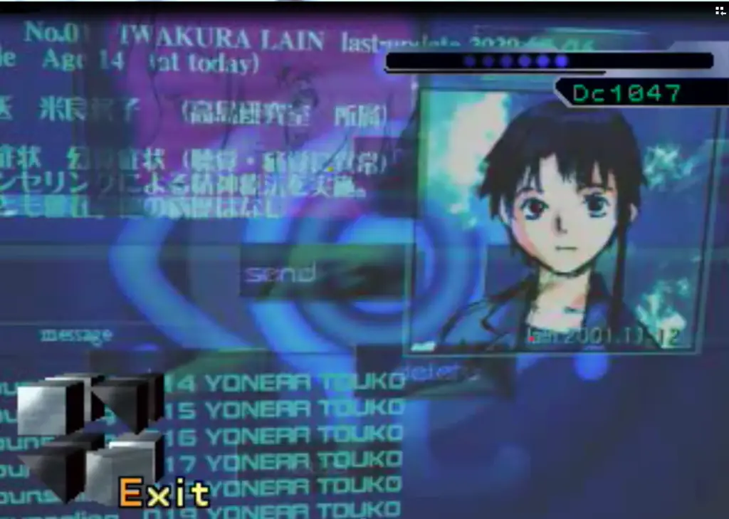 Dunia maya Wired yang membingungkan dan penuh teka-teki Adegan dari dunia maya Wired dalam anime Serial Experiments Lain