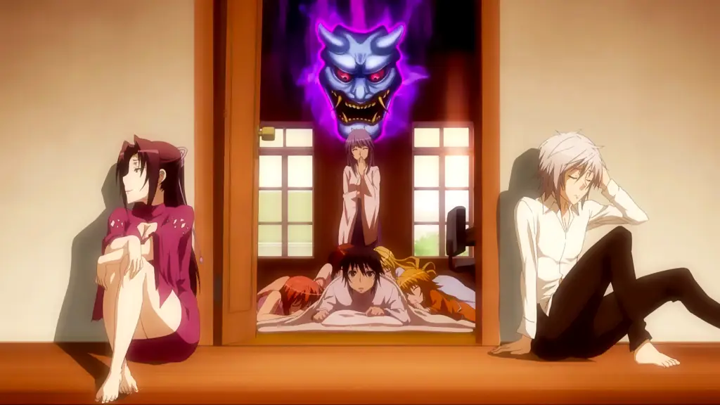 Salah satu adegan seru dalam anime Sekirei Adegan menarik dari anime Sekirei