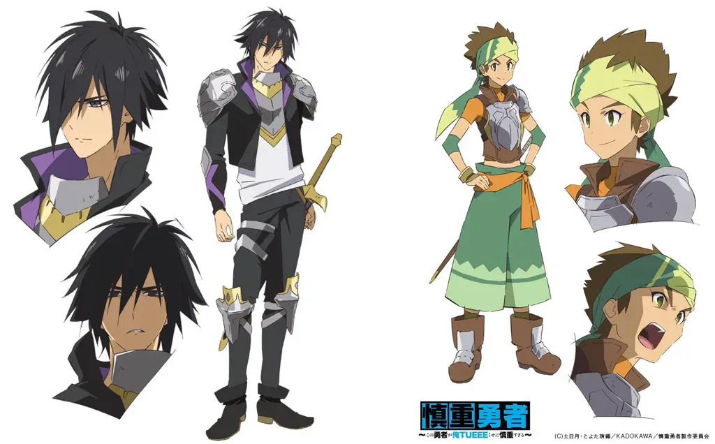 Para karakter unik dan menarik dalam Shinchou Yuusha Karakter-karakter utama dalam anime Shinchou Yuusha