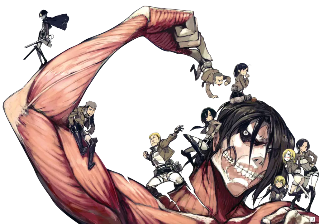 Para Karakter Utama Karakter-karakter di Shingeki no Kyojin