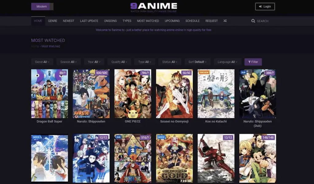 Situs streaming anime legal dan terpercaya Contoh website streaming anime