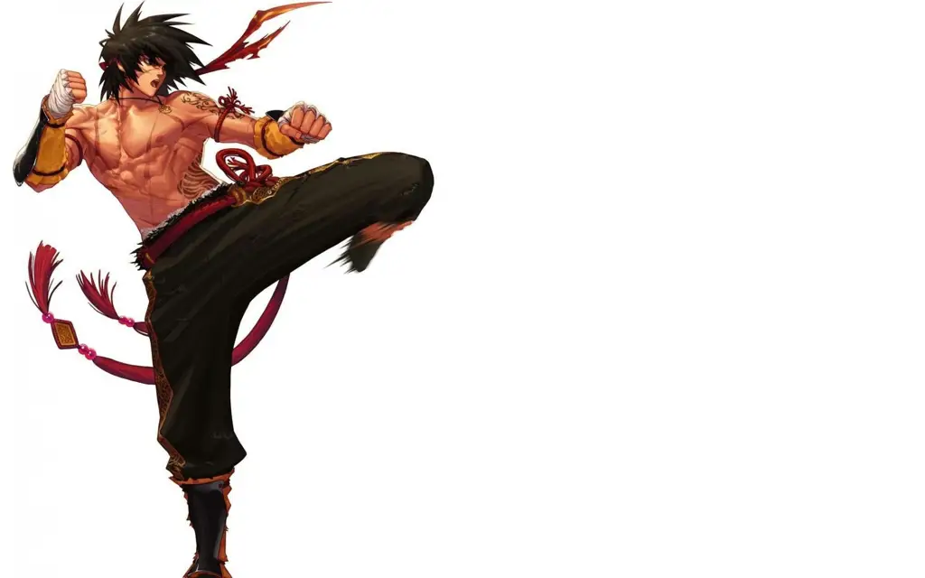 Adegan pertarungan seru dalam anime Shuudengo Gambar karakter anime sedang bertarung dengan latar belakang yang epik