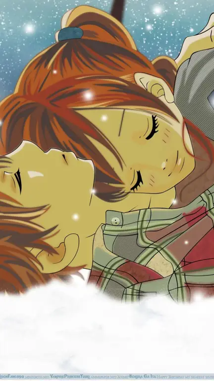 Kebahagiaan dalam anime shounen ai Pasangan anime yang bahagia
