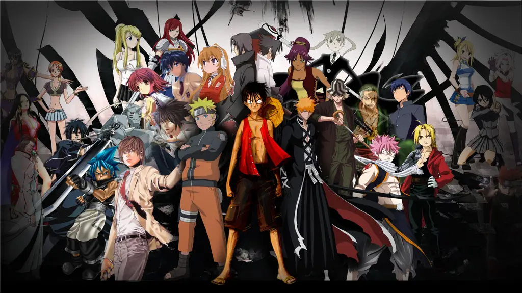 Karakter Anime Favorit Gambar karakter anime populer